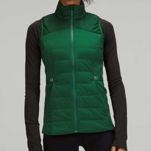 NWT Lululemon Down For It Vest Everglade Green Size 2 - Picture 12 of 16